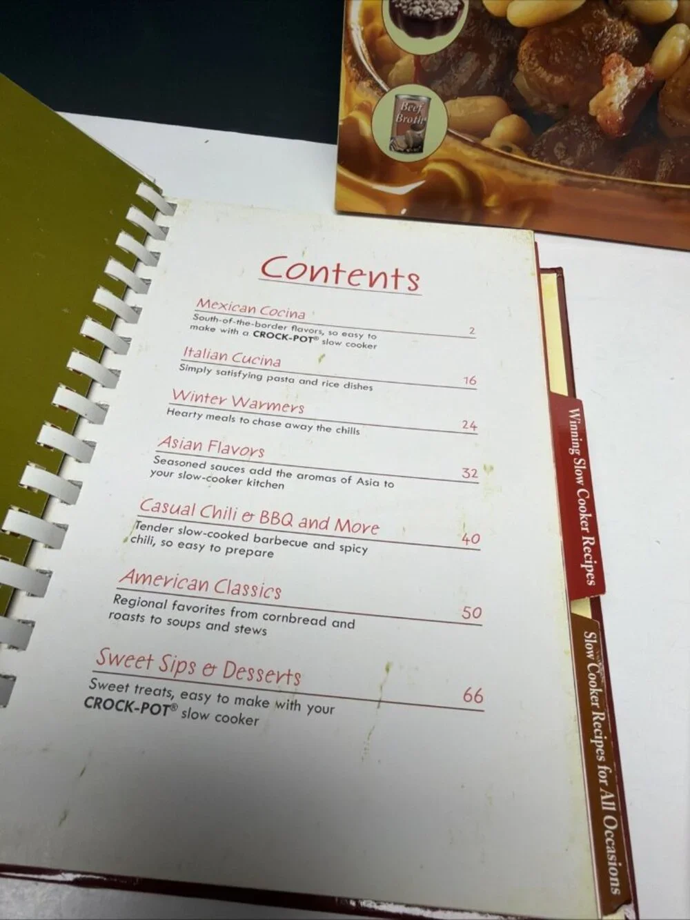 Lot-3 Cookbooks Rival Crock-Pot One-Pot Slow Cooker Recipes Ring Or Wire Bound